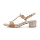 Marco Tozzi 28231 PLATINUM Low Block Heel Dress Occasion sandal 28231-44-960