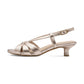 Marco Tozzi 28288-46 PLATINUM Low Heel Dress Sandal 28288-46-957