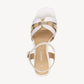 Marco Tozzi 28337-44 WHITE Block Heel Dress sandal 28337-44