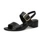 Marco Tozzi Black Low Block Heel Dress Sandal 28212-46-001