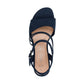 Marco Tozzi Low Block Heel Dress Sandal NAVY 28205-46-805