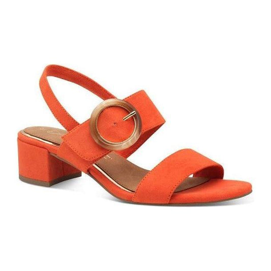 Marco Tozzi 28202-44 Block Heel Touch Fastening Shoe CARROT