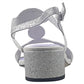Marco Tozzi 28231 Block Heel Dress Sandal SILVER 28231