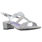 Marco Tozzi 28231 Block Heel Dress Sandal SILVER 28231