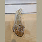 Misstyl By Laura Vita Mily21 GOLD Trim Low Heel Clear See Through Occasion Shoe