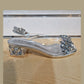 Misstyl by Laura Vita Mily21 SILVER See Through Low Heel Occasion Shoe