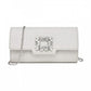 Miss Lulu Clm2461 SILVER Shimmer Handbag 2461