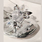 Misstyl by Laura Vita Mira 01 See Through Shoe with White Silver Floral Trim