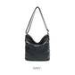 Moda 9058 NAVY Shoulder / Crossbody multi pocket Bag L22XB9058