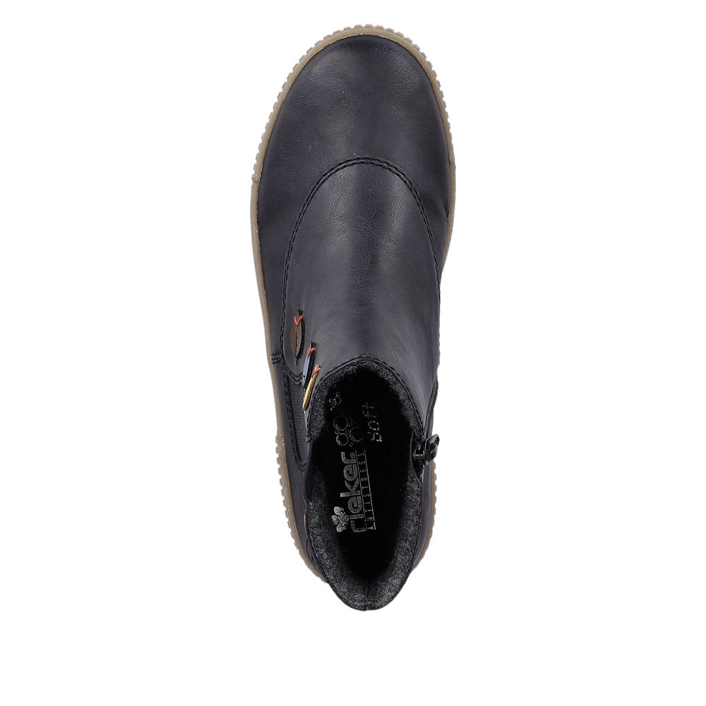 Rieker Ankle Boot with Zip N0751-14 OCEAN