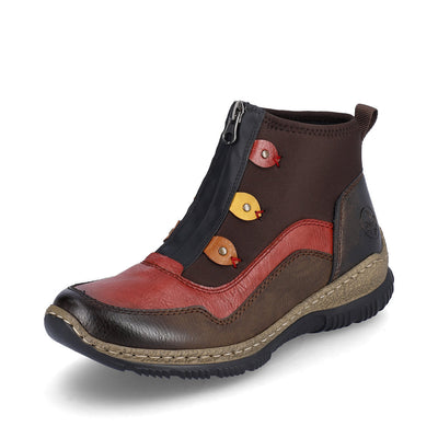 Rieker Ankle Boot with zip N3277 BROWN N3277-25
