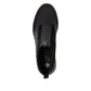 Rieker Ladies Boot N6361 Trainer style front zip Ankle  Boot with Black wedge sole  BLACK N6361-00