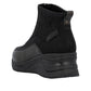 Rieker N9362 BLACK Combination Trainer Style Wedge Zip Boot N9362-01