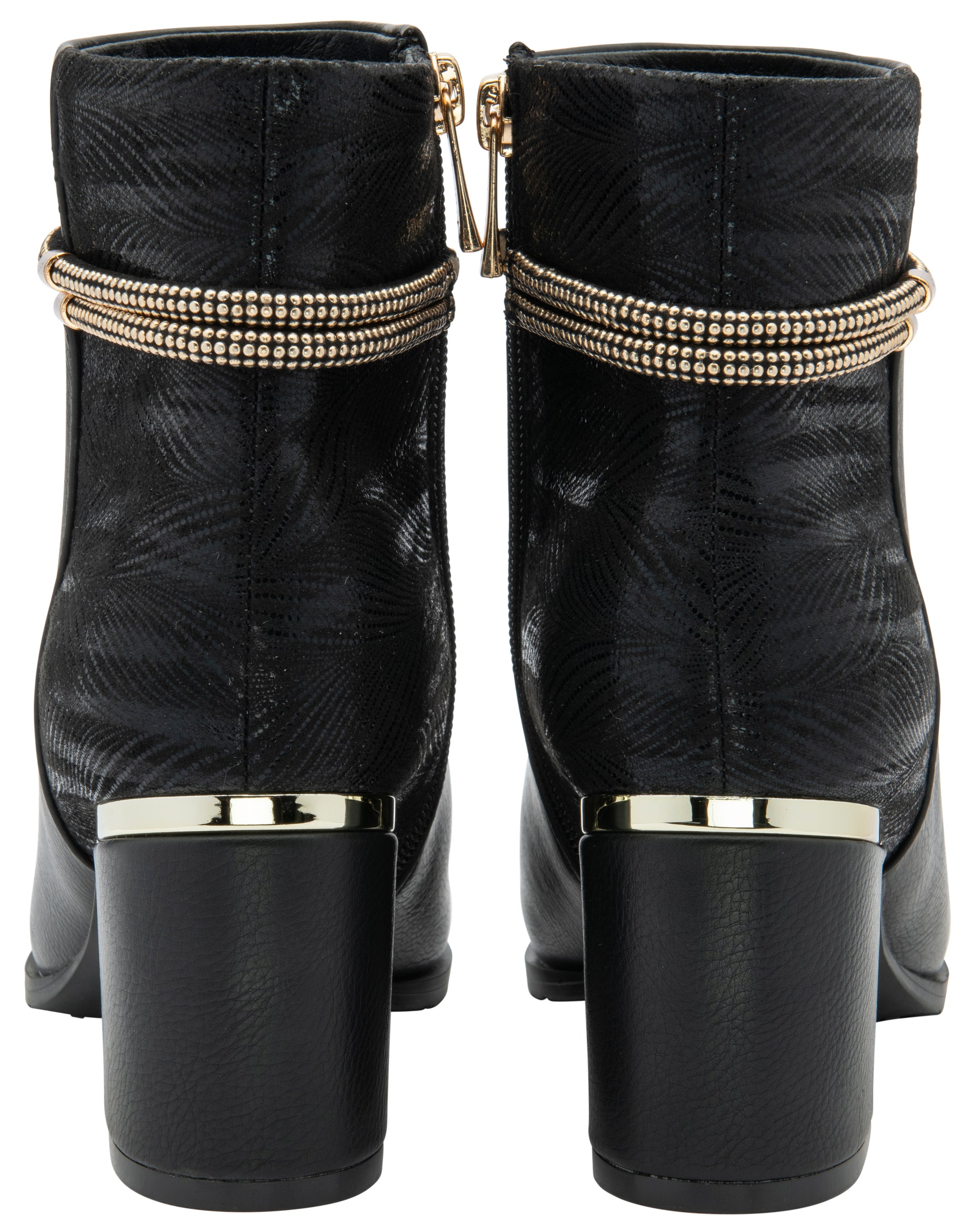 Lotus Boot Nerinda Classic Smart Heeled Ankle Boot  BLACK PAT ULB415