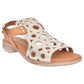 Paula Urban Classic Casual Sandal 9-654 in  PLATINO / CAMEL