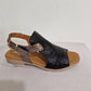 Paula Urban 9-17 NEGRO/ NOCIOLA 9-17 Leather Sandal