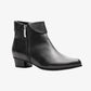 Regardez Le Ciel Stefany 03 BLACK Soft Leather Zip Ankle Boot