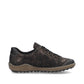 Remonte Trainer style Casual Shoe R1402-07 BLACK LEATHER with Lace and Zip