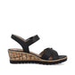 Remonte Wedge Sandal R6266-00 BLACK