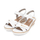Remonte Wedge Sandal R6266-80 WHITE