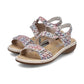 RIEKER Sandal with touch fastening Leather MULTI 659C7-94