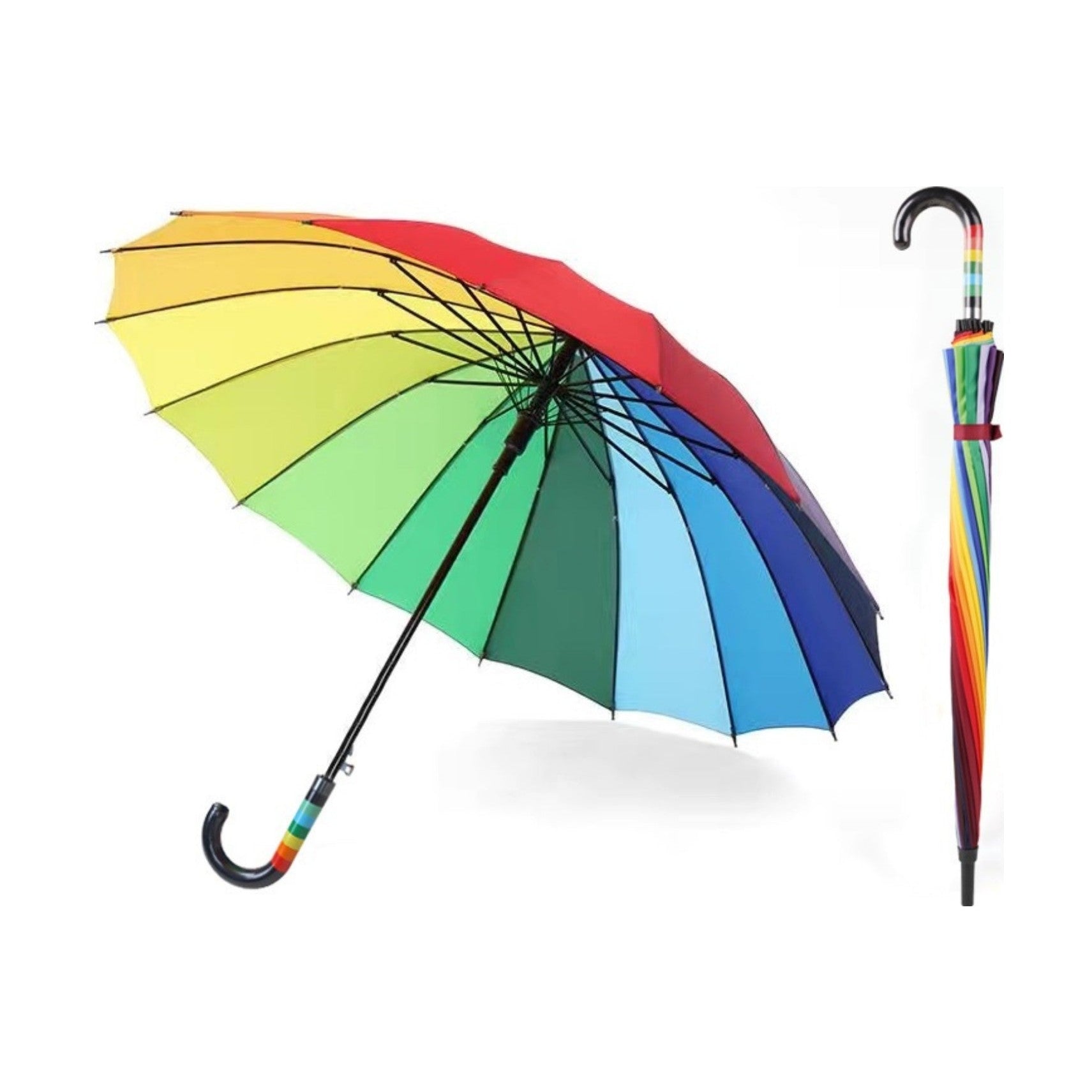Rainbow Long Golf Umbrella