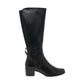 Regardez Le Ceil Jolene-22 BLACK Classic Soft Leather Long Boot