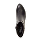 Regardez le ceil Stefany 379 BLACK soft leather zip ankle boot