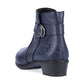 Reiker Ladies Boot Classic Ankle Boot with Zip Y0775-15 NAVY