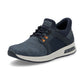 Reiker Men's Shoe- Wide fitting Step-In Shoe with Elastic Lace NAVY B1053-14