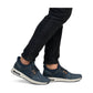 Reiker Men's Shoe- Wide fitting Step-In Shoe with Elastic Lace NAVY B1053-14