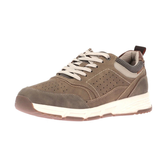 Relife 24723-12Fr KHAKI Comfort Trainer with Laces and Zip 24723-12FR