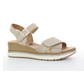 Relife LIGHT GOLD Touch Fastening Wedge Comfort Sandal 26701-01
