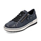 Remonte D0700 BLUE Leather Water Resistant Lace Shoe with Zip D0700-15
