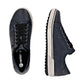 Remonte D0700 BLUE Leather Water Resistant Lace Shoe with Zip D0700-15