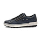 Remonte D0700 BLUE Leather Water Resistant Lace Shoe with Zip D0700-15