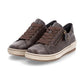 Remonte D0700 DARK BROWN Soft Leather Waterproof Trainer Style Shoe with Zip