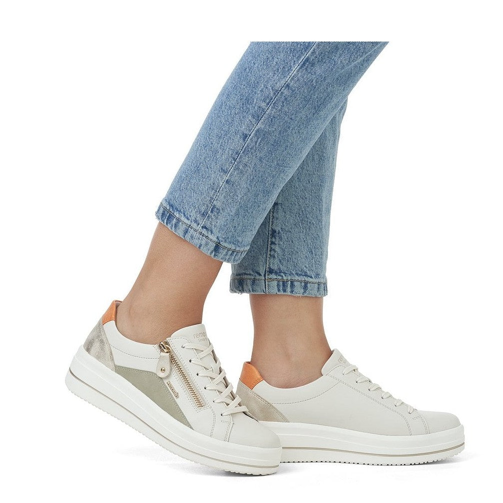 Remonte D1c01 OFF WHITE Tonal Trim Trainer D1C01-81