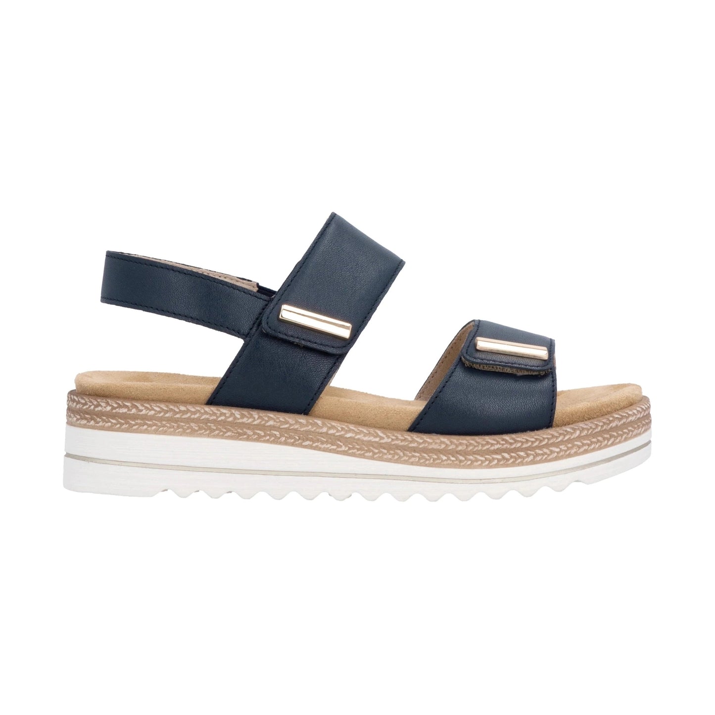 Remonte NAVY Twin Strap Touch Fastening Sandal D0Q59-14