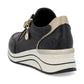 Remonte Trainer Shoe with Lace and Zip D0T03-01 BLACK LEATHER