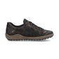 Remonte Trainer style Casual Shoe R1402-07 BLACK LEATHER with Lace and Zip