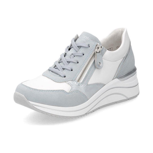 Remonte Trainers with lace and zip D0t01-12 BLUE WHITE