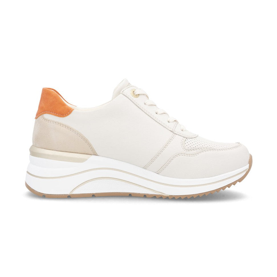 Remonte Trainers with lace and zip D0t10-80 BEIGE