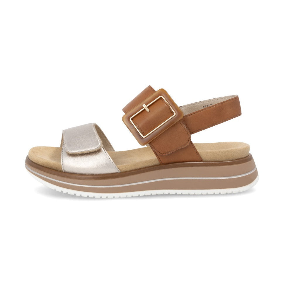 Remonte Wedge Sandal D1j53-22 BROWN