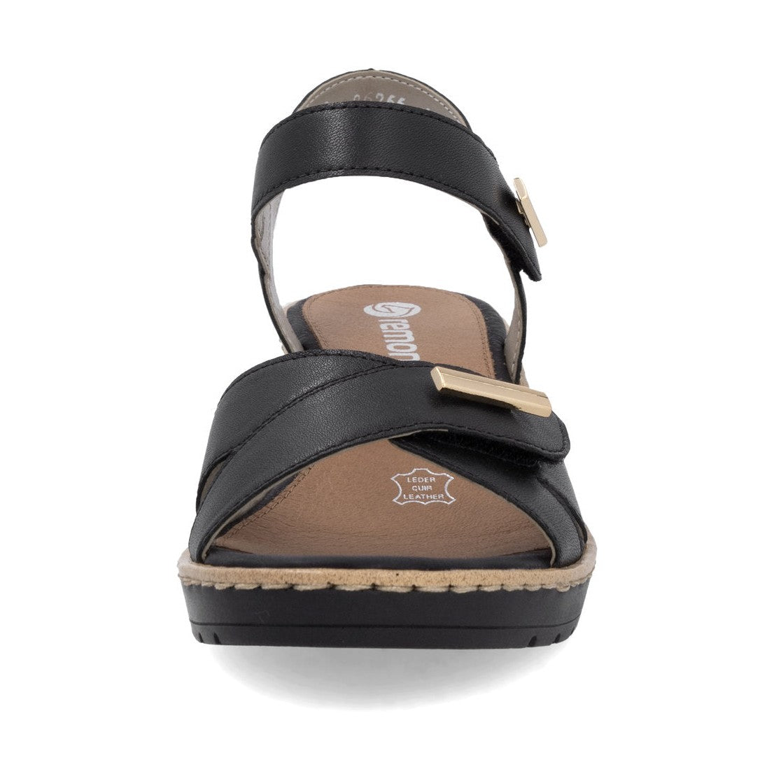 Remonte Wedge Sandal R6266-00 BLACK