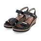 Remonte Wedge Sandal R6266-00 BLACK