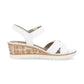 Remonte Wedge Sandal R6266-80 WHITE