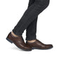 Rieker 13901 BROWN  Wide Fitting Lace Up Toe Cap Shoe 13901-25