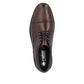 Rieker 13901 BROWN  Wide Fitting Lace Up Toe Cap Shoe 13901-25