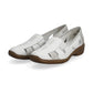 Rieker 41385 WHITE Leather Slip On Shoes 41385-80